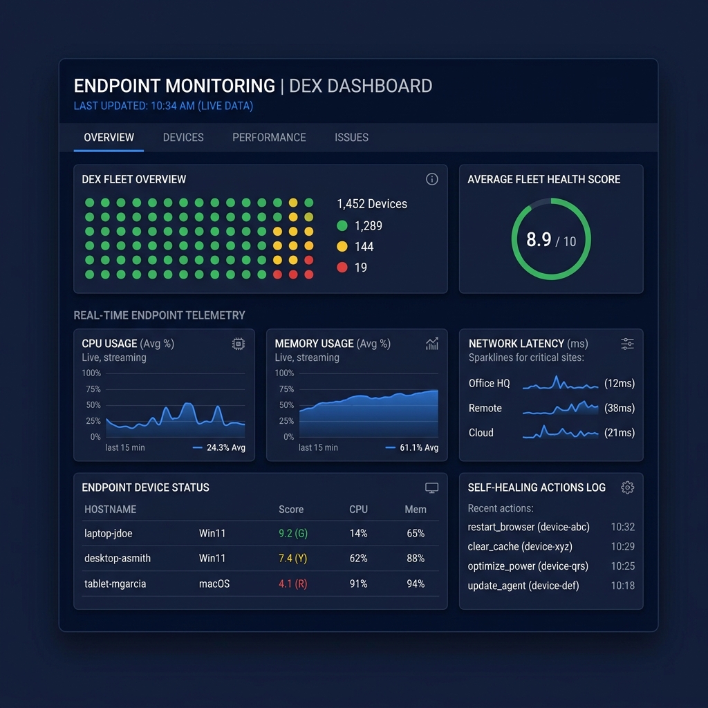 Orbit Endpoint dashboard